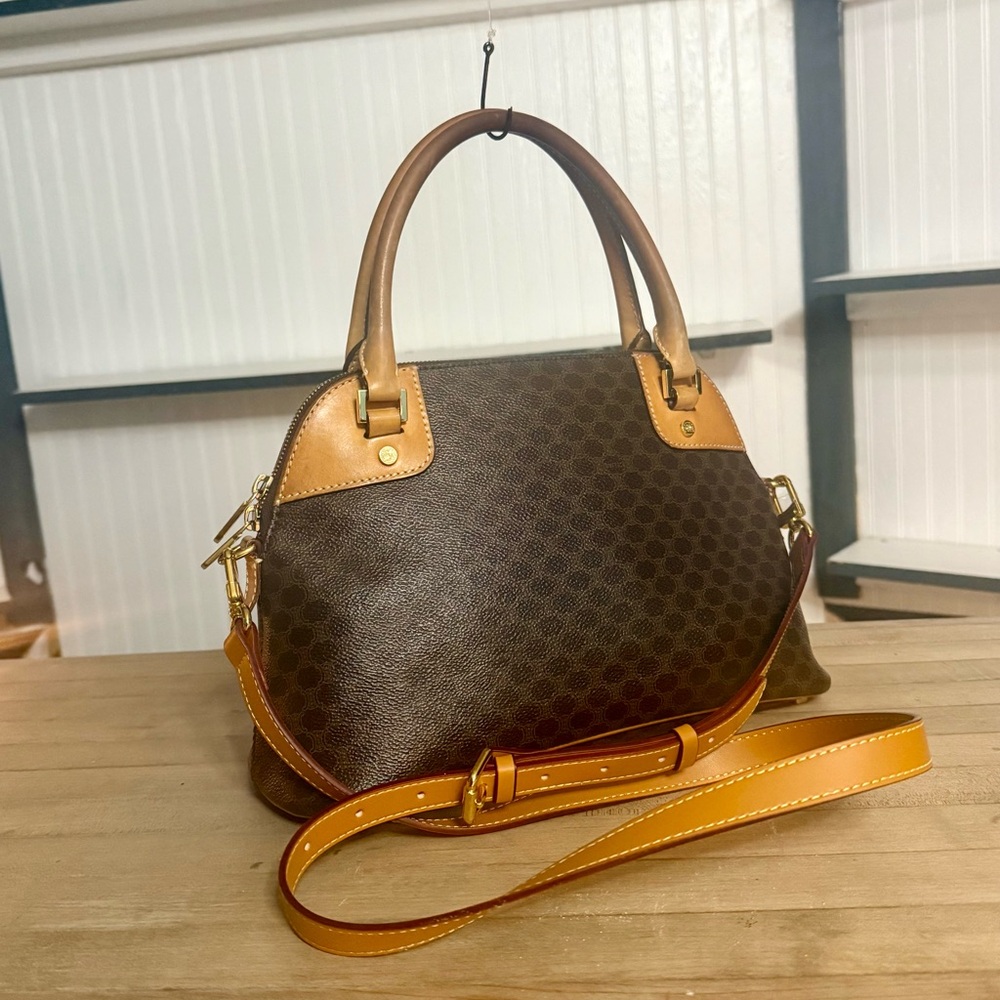 Celine Brown and Tan Handbag - Picture 3 of 15